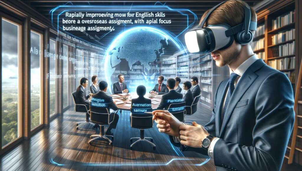 Preparation For Overseas Assignments Through Practical English Learning Using Vr