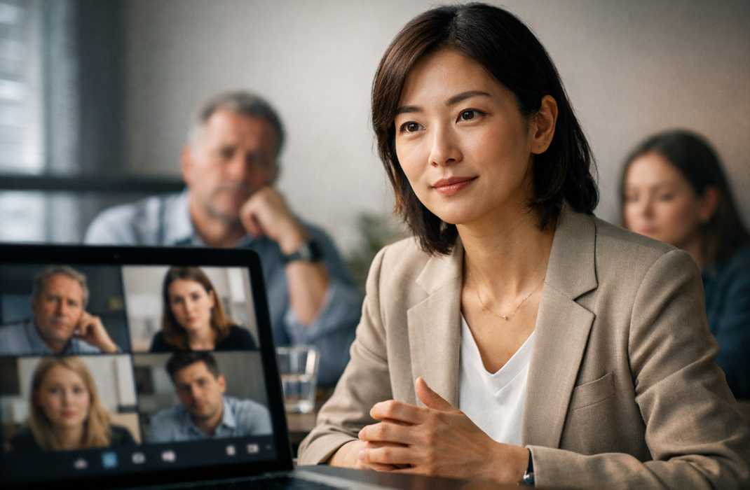 英語の会議で的確に発言し周囲と差をつける日本人ビジネスパーソン