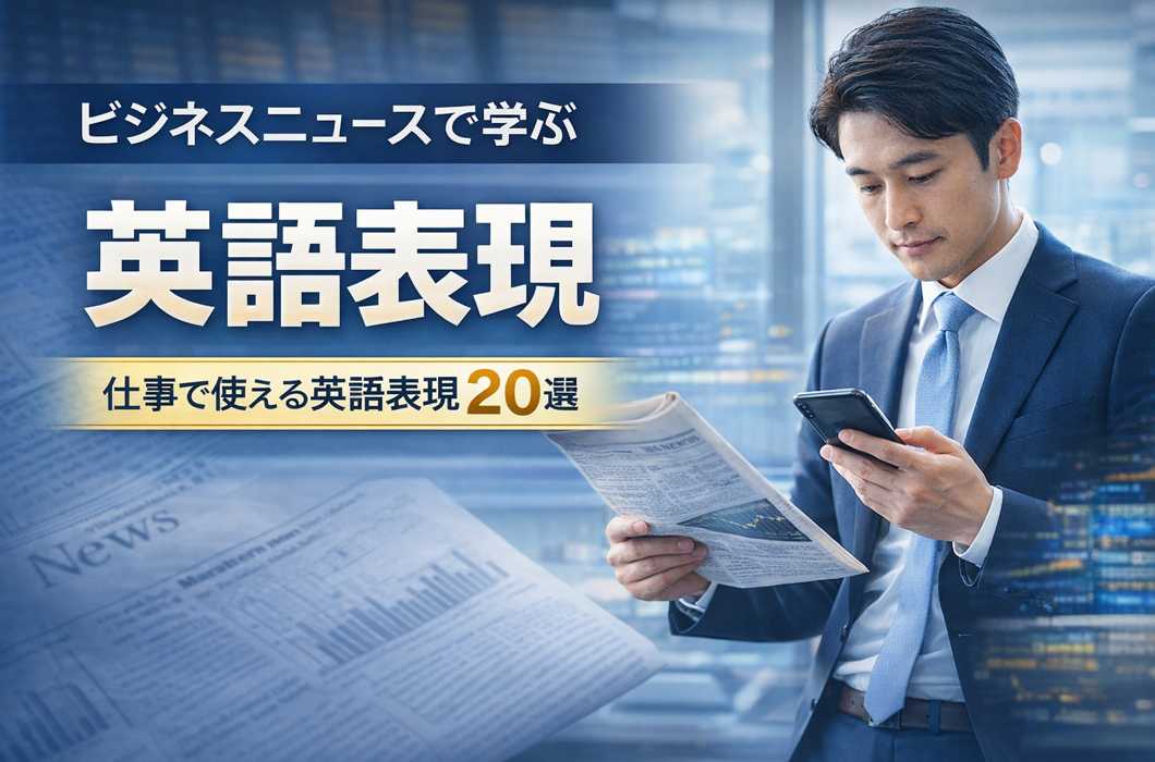 ジネスニュースから学ぶ仕事で使える英語表現20選