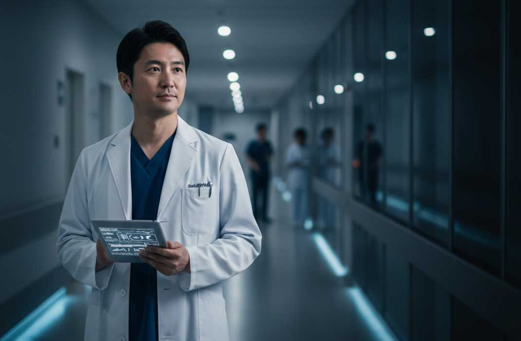 医療研究を英語で確認する日本人医師の戦略的イメージ